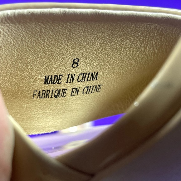 Jeffrey Campbell Beige Patent Mules - Picture 8 of 8